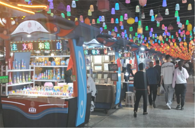 敦煌夜市:文化濃郁風情曼妙